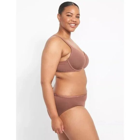 Lane Bryant Cacique Cotton Lightly Lined T-Shirt Bra 34F - Picture 3 of 4